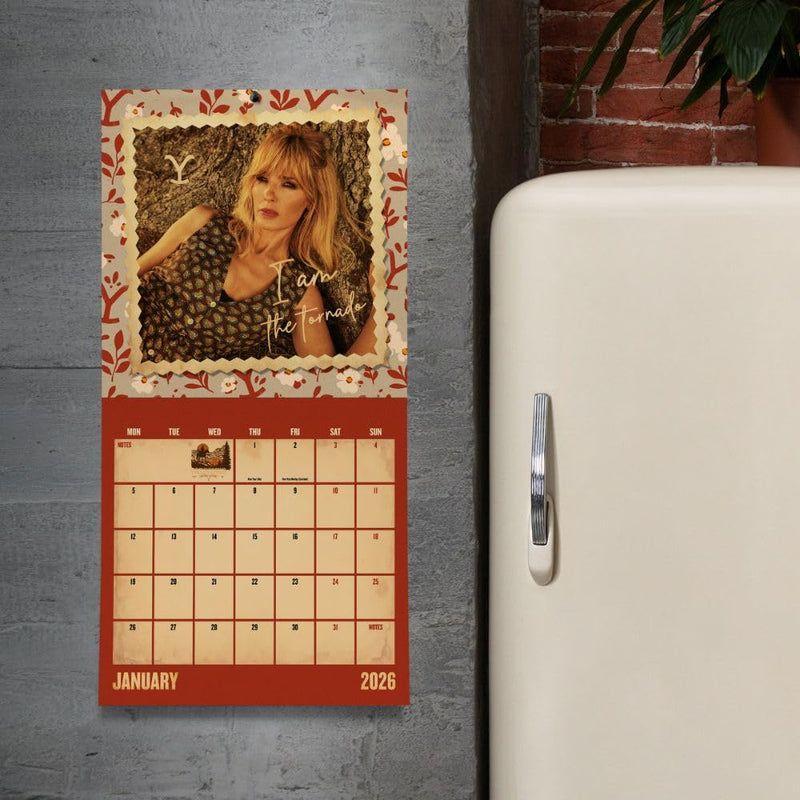 Yellowstone Square 2026 Calendar, side angle