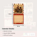 Yellowstone Square 2026 Calendar, close-up detail