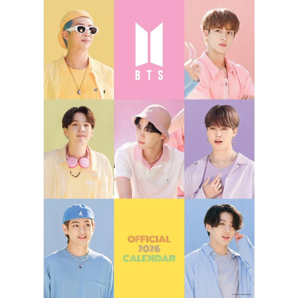 BTS A3 2026 Calendar
