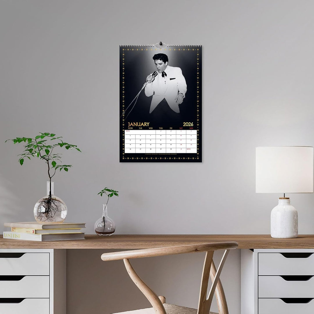 Elvis Presley A3 2026 Calendar