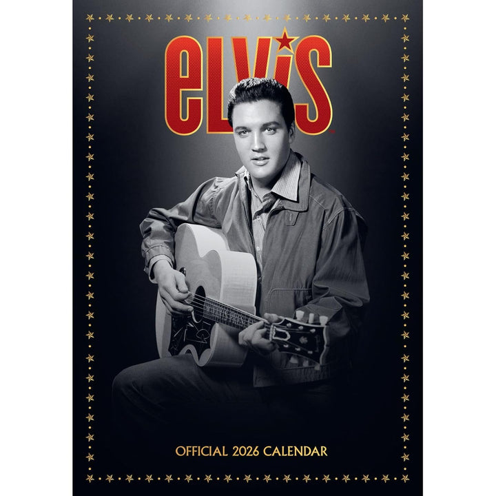Elvis Presley A3 2026 Calendar