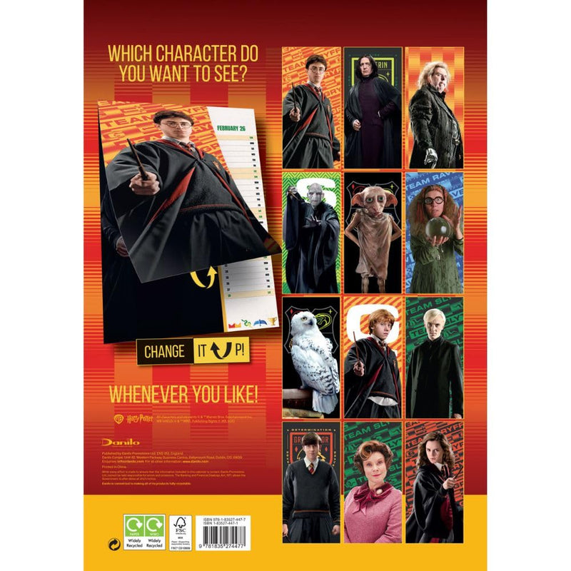 Harry Potter A3 Calendar 2026, close-up detail