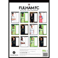 Fulham FC A3 2026 Calendar, close-up detail