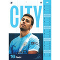 Manchester City FC A3 Calendar 2026, side angle