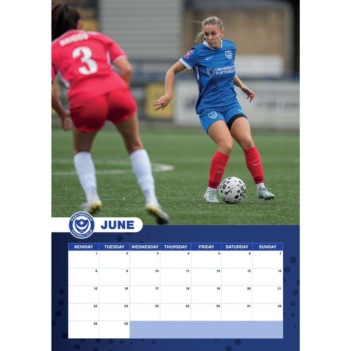 Portsmouth FC A3 2026 Calendar