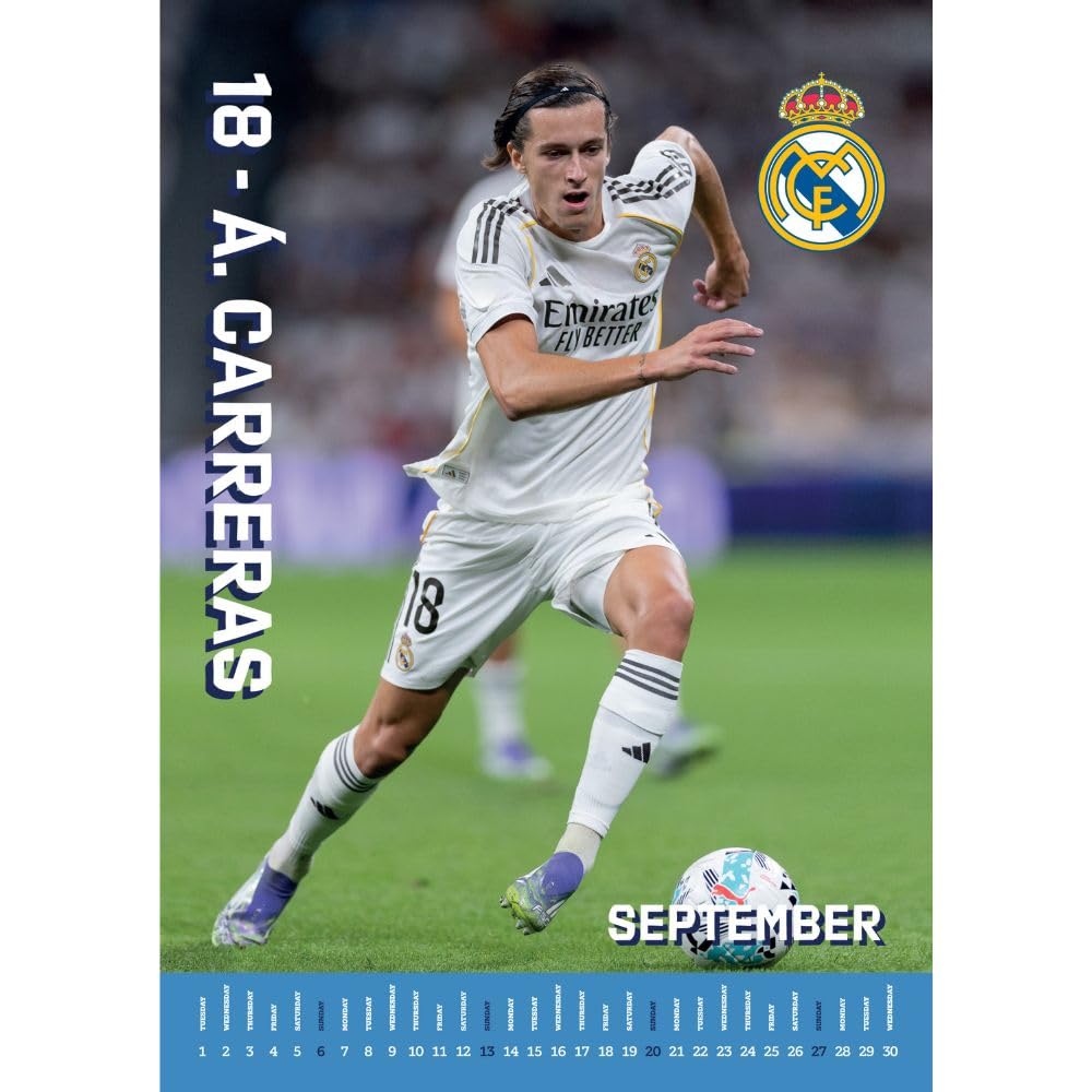 Real Madrid FC A3 2026 Calendar