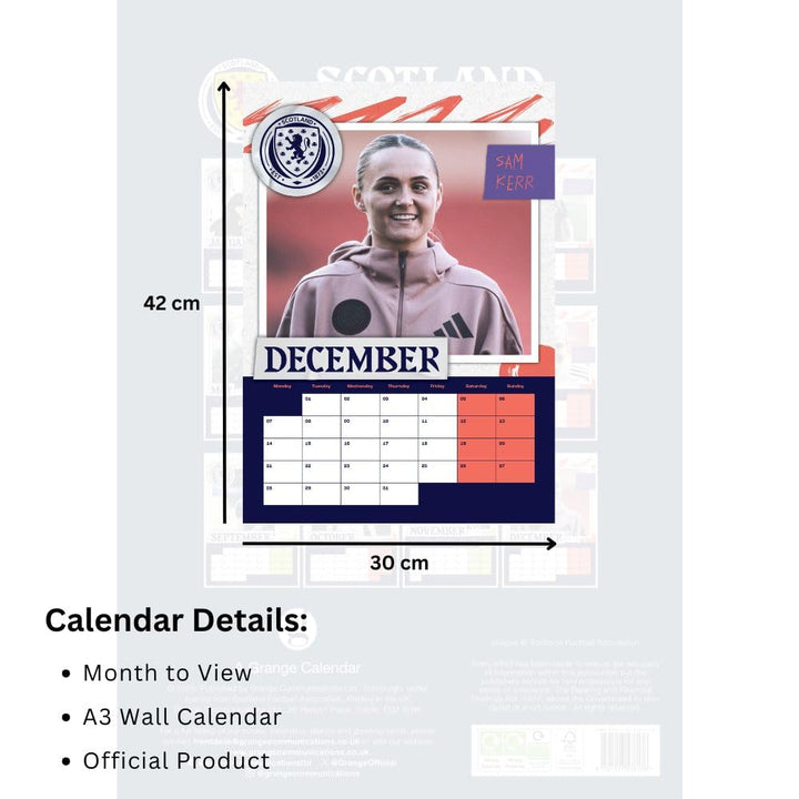 Scottish FA A3 Calendar 2026