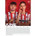 Sheffield United FC A3 Calendar 2026, side angle