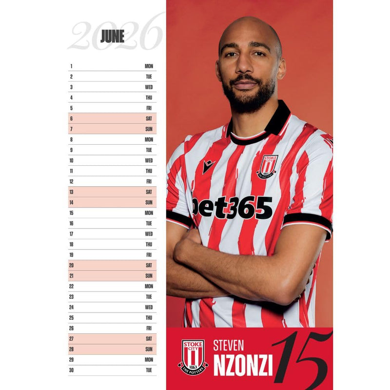 Stoke City FC A3 2026 Calendar, alternate view
