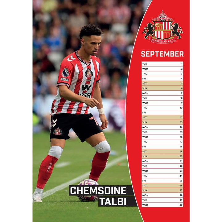 Sunderland AFC A3 2026 Calendar