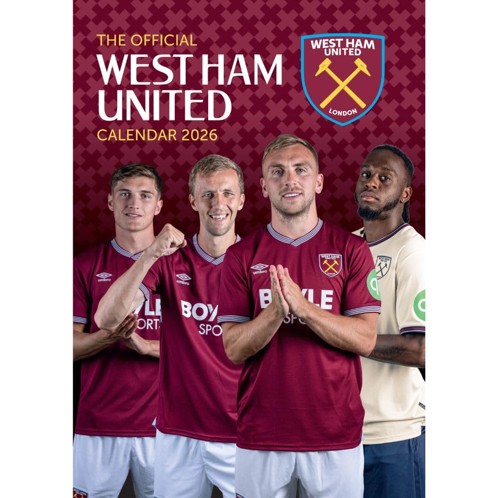 West Ham United FC A3 2026 Calendar