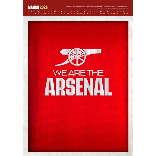 Arsenal FC Deluxe Calendar 2026