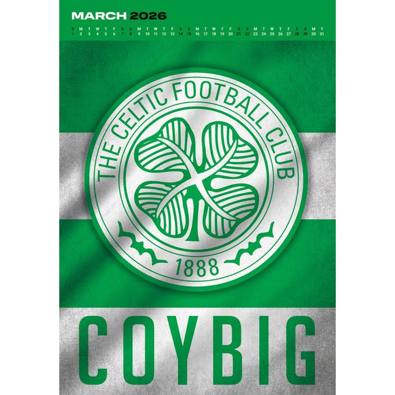 Celtic FC Deluxe Calendar 2026, alternate view