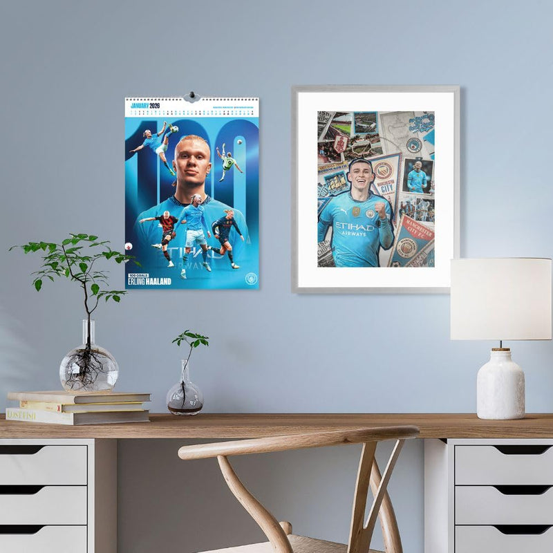 Manchester City FC Deluxe Calendar 2026, packaging shot