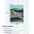 Manchester City FC Deluxe Calendar 2026, in display