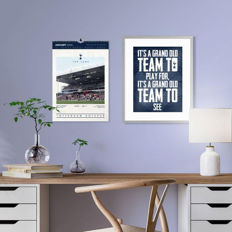 Tottenham Hotspur FC Deluxe Calendar 2026, packaging shot