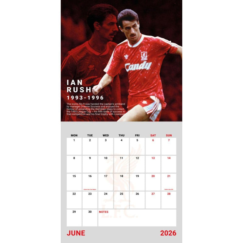 Liverpool FC Calendar & Diary Musical Gift Box 2026, side angle