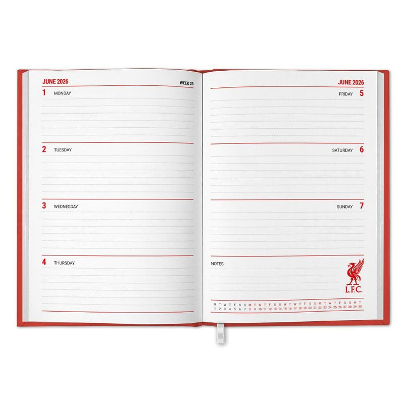 Liverpool FC Calendar & Diary Musical Gift Box 2026, packaging shot