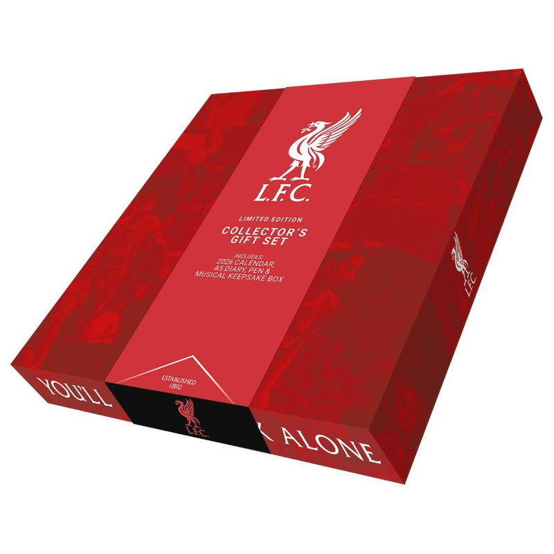 Liverpool FC Calendar & Diary Musical Gift Box 2026, in display