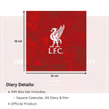 Liverpool FC Calendar & Diary Musical Gift Box 2026, size reference