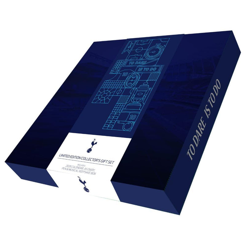 Tottenham Hotspur FC Calendar & Diary Musical Gift Box 2026, size reference
