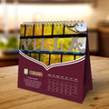 Aston Villa FC Desktop Calendar 2026, close-up detail