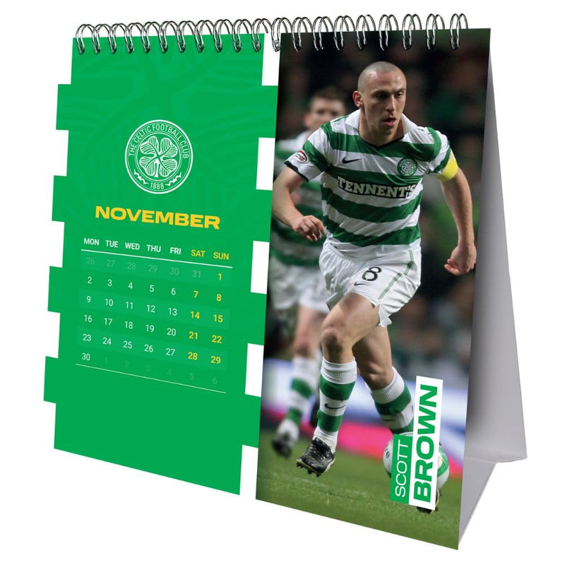 Celtic FC Desktop Calendar 2026, alternate view