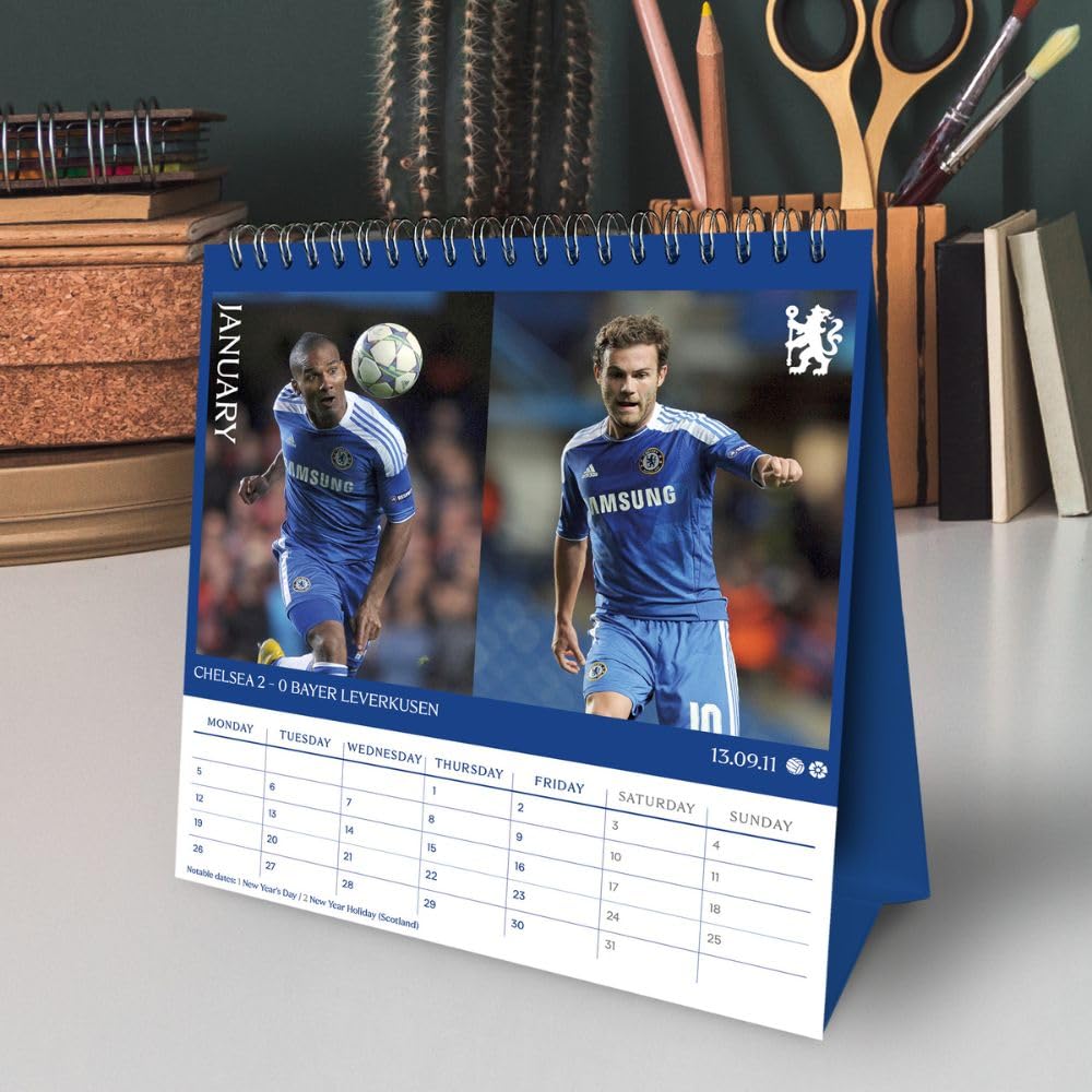 Chelsea FC Desktop Calendar 2026