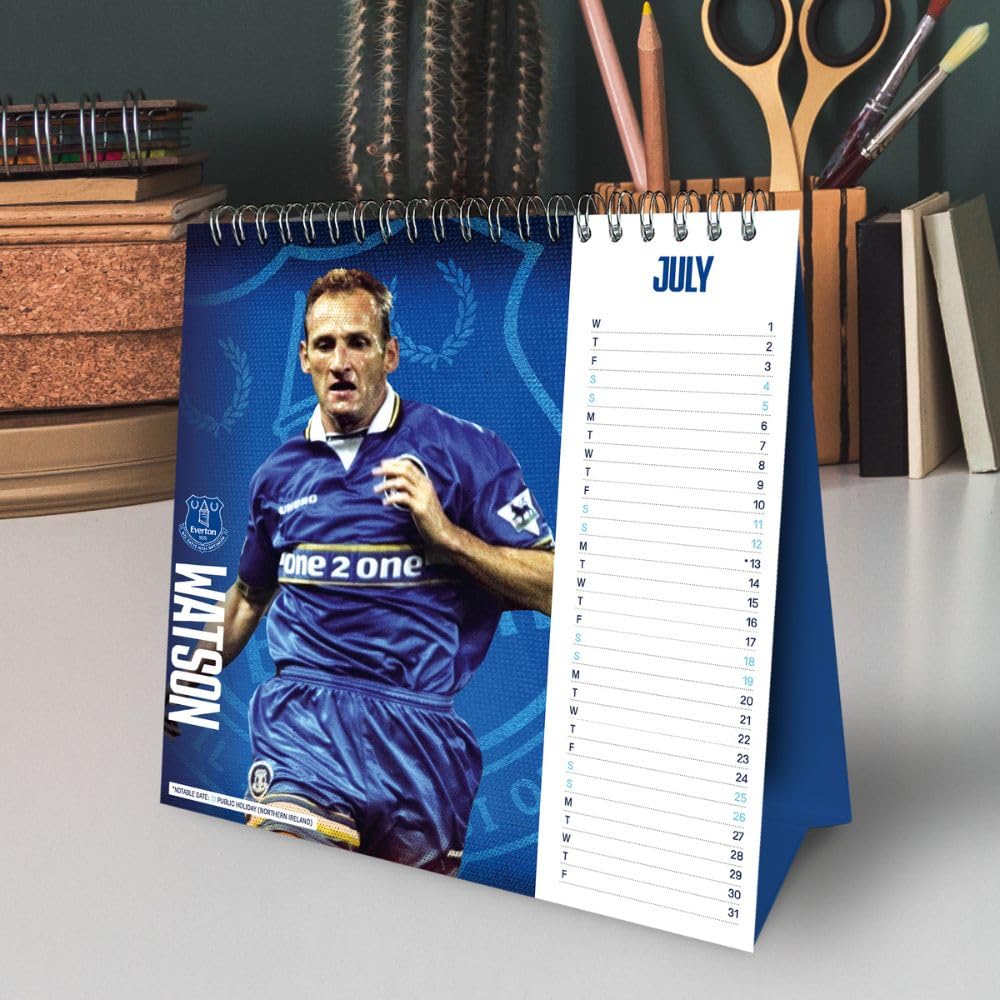 Everton FC Desktop Calendar 2026