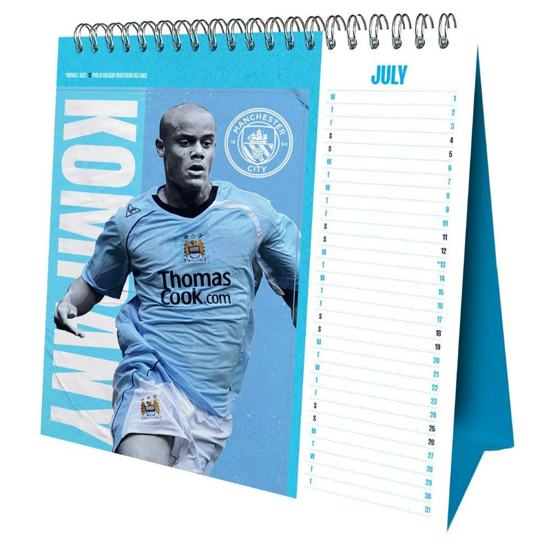 Manchester City FC Desktop Calendar 2026, alternate view