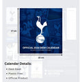 Tottenham Hotspur FC Desktop Calendar 2026, rear view