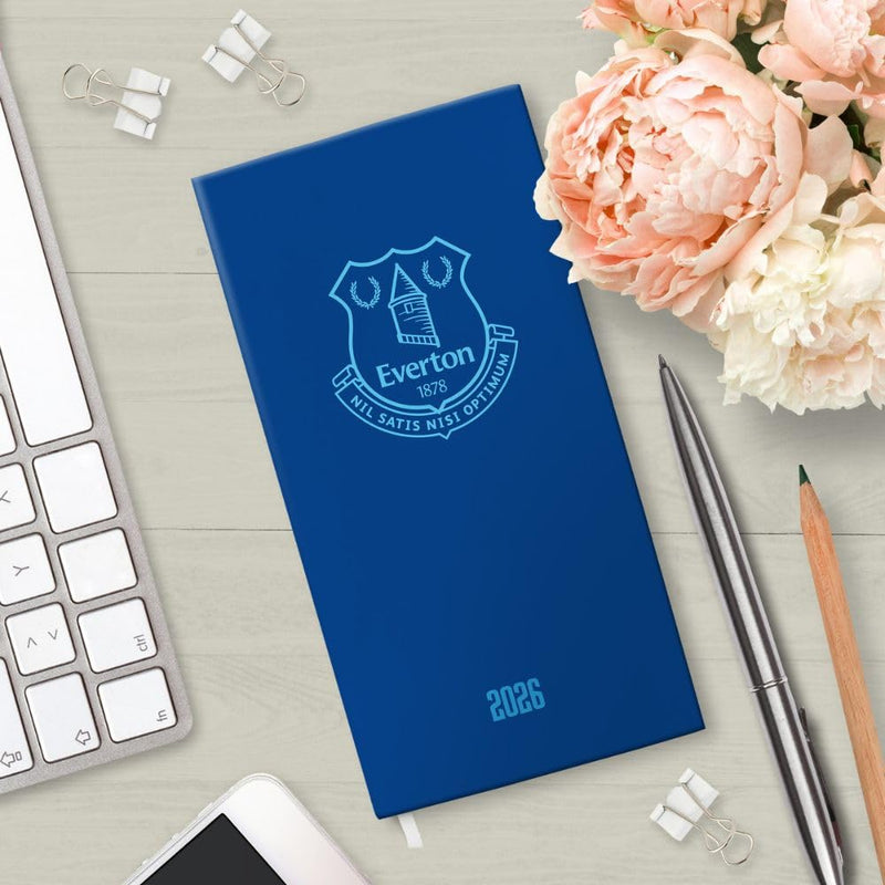 Everton FC Slim Diary 2026, side angle