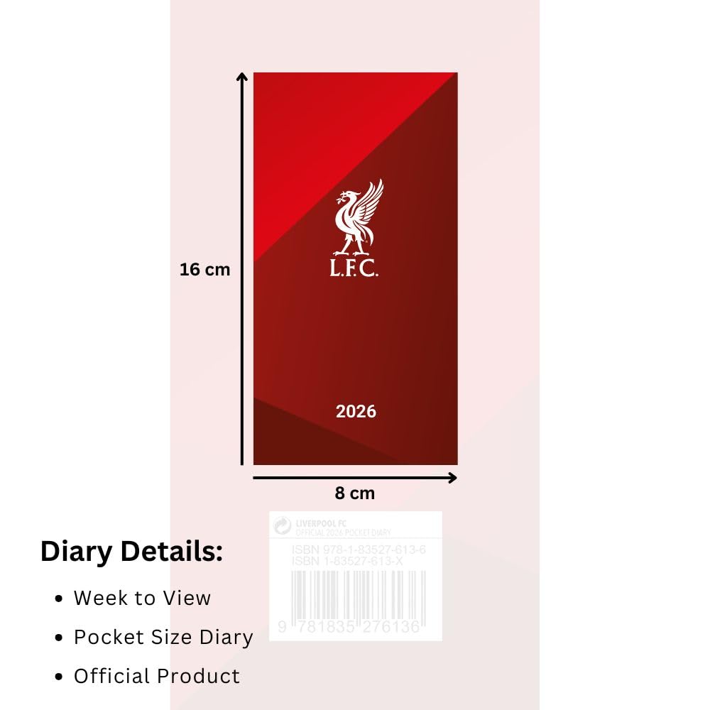 Liverpool FC Slim Diary 2026