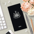 Newcastle United FC Slim Diary 2026, side angle