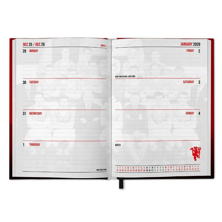 Manchester United FC A5 2026 Diary