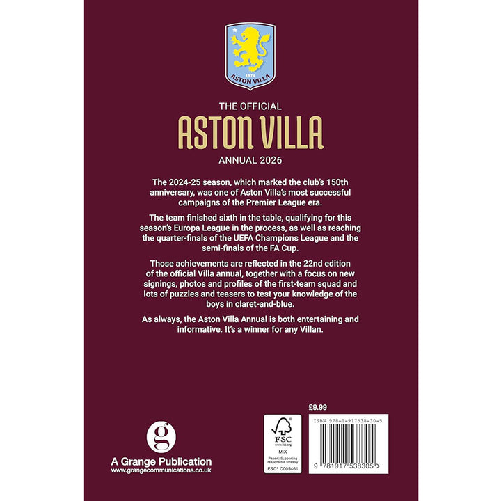 Aston Villa FC Annual 2026