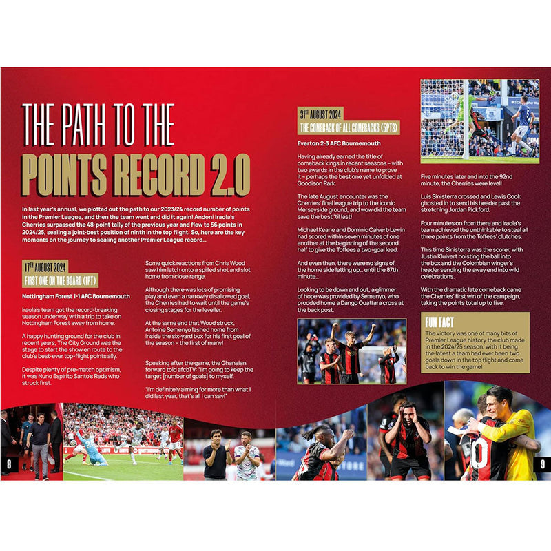 AFC Bournemouth Annual 2026, side angle