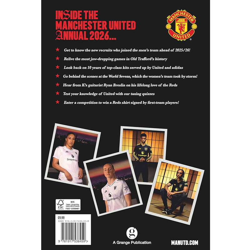 Manchester United FC Annual 2026, side angle