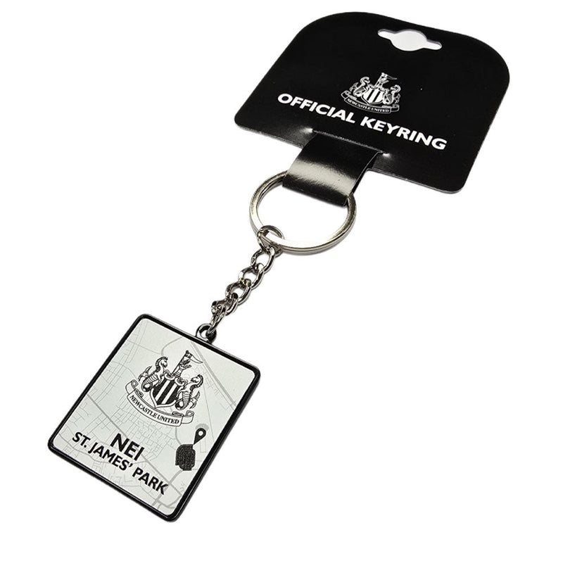 Newcastle United FC Route To St James' Park Keyring, alternate view