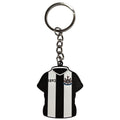Newcastle United FC Home Shirt Keyring & Badge Set, alternate view