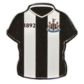 Newcastle United FC Home Shirt Keyring & Badge Set, side angle