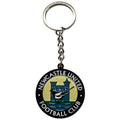 Newcastle United FC Retro 76-83 Crest Keyring & Badge Set, alternate view