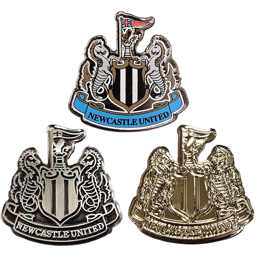 Newcastle United FC 3-Pack Crest Badge Set