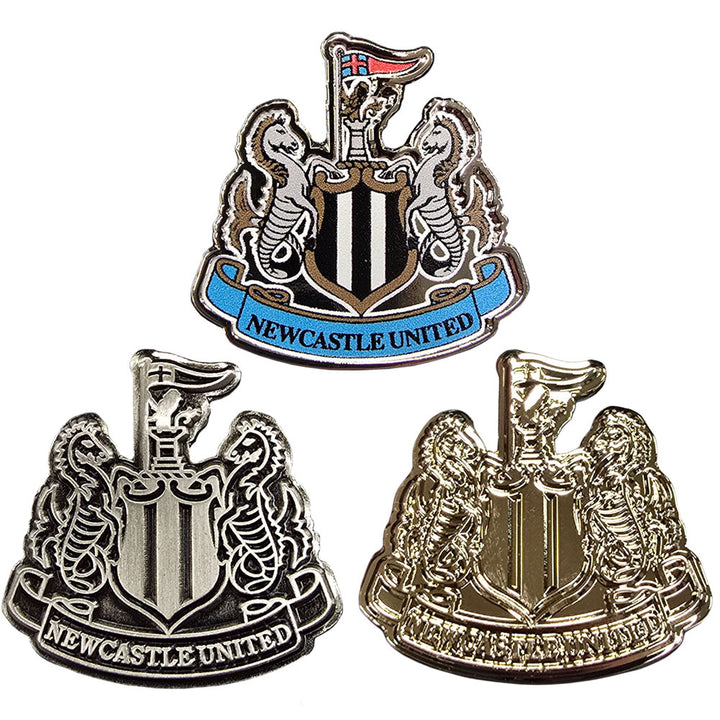 Newcastle United FC 3-Pack Crest Badge Set