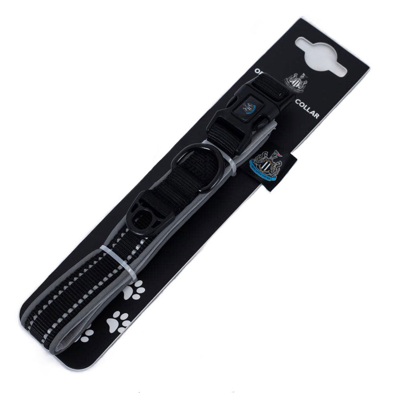 Newcastle United FC Dog Collar, side angle
