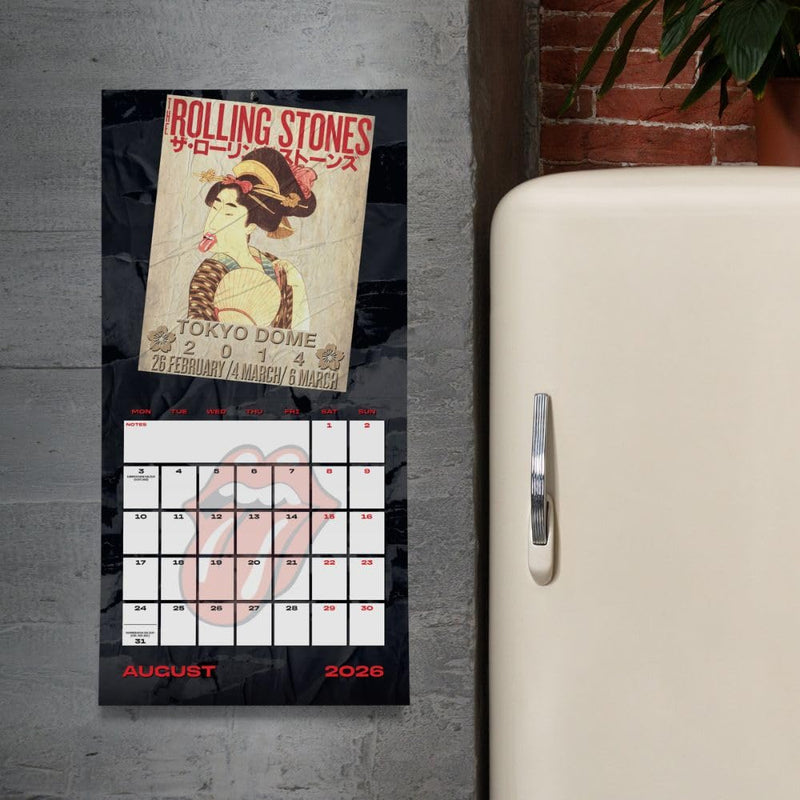 The Rolling Stones Square 2026 Calendar, side angle