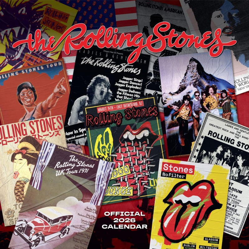 The Rolling Stones Square 2026 Calendar