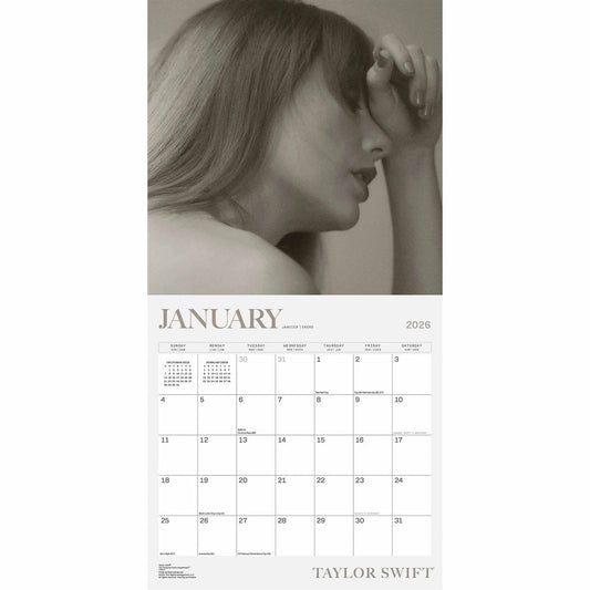 Taylor Swift Square 2026 Calendar