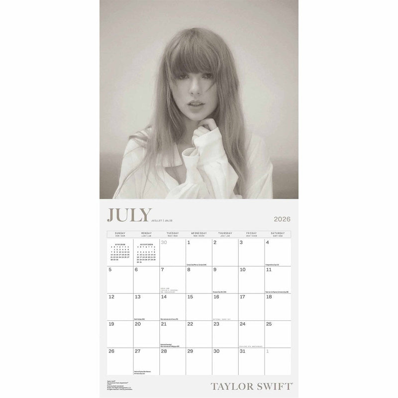 Taylor Swift Square 2026 Calendar, alternate view
