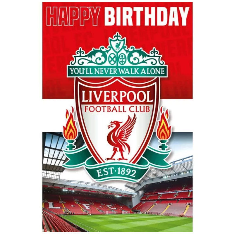 Liverpool FC 3D Lenticular Birthday Card, alternate view